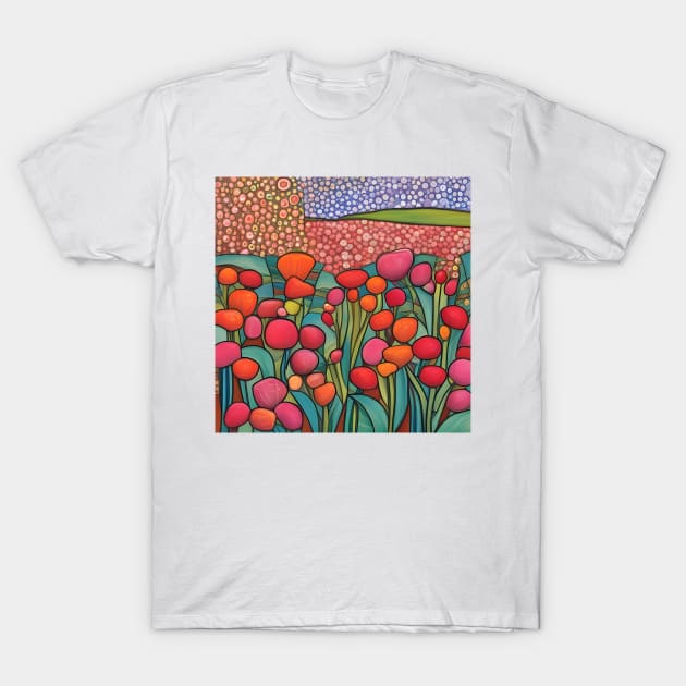 Tulips T-Shirt by Colin-Bentham